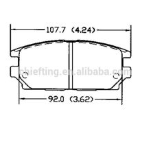 D532 für MITSUBISHI ebc Bremsbeläge